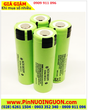 Panasonic NCR18650PF, Pin VAPE_Pin thuốc lá điện tử_Pin sạc Panasonic NCR18650PF (3.7v Lithium 2900mAh) Dòng xả Discharge 10A chính hãng 